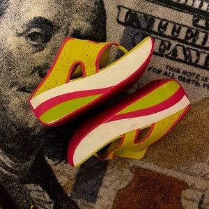 Melissa Plasticodelic Platform Sandals 6